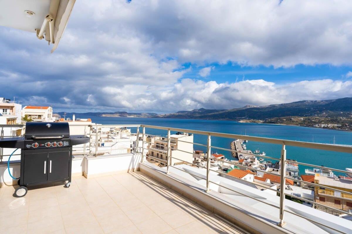 Sitia Panoramic Penthouse - Close To Sandy Beach - Private Parking Exteriér fotografie