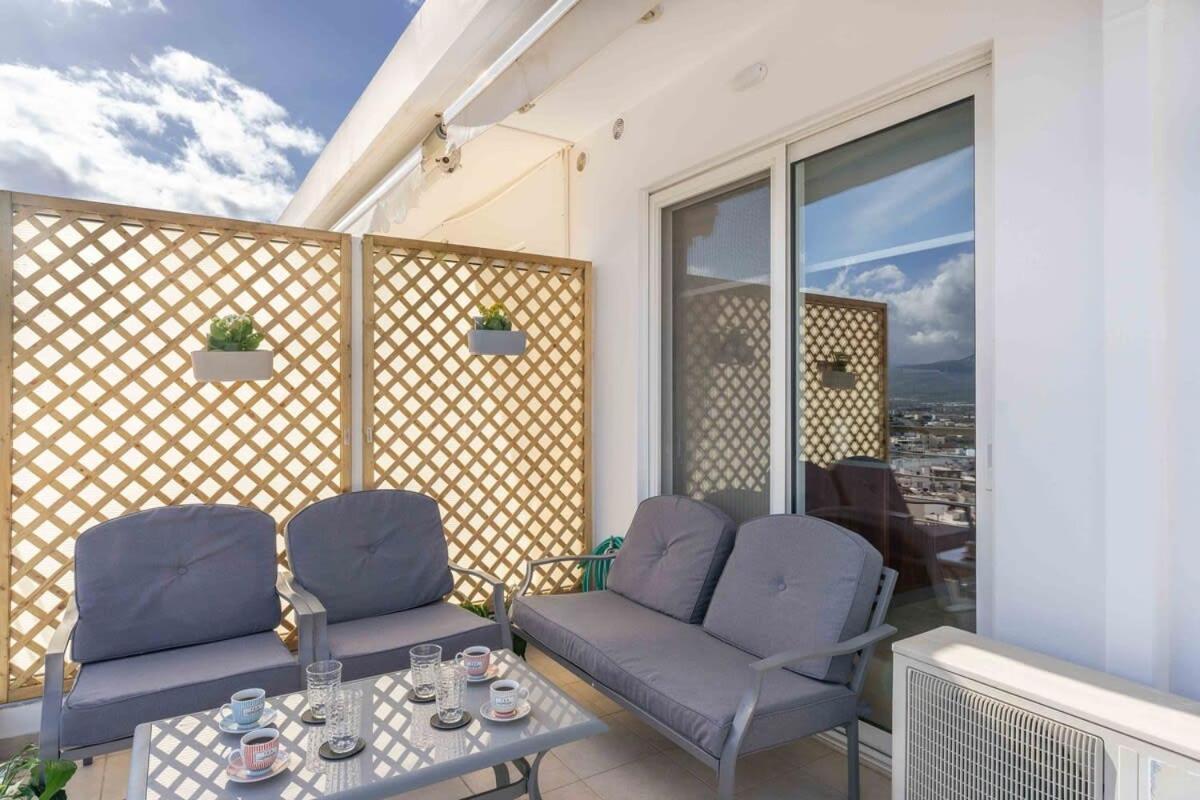 Sitia Panoramic Penthouse - Close To Sandy Beach - Private Parking Exteriér fotografie
